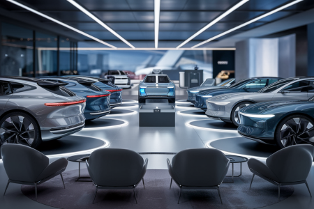 voitures-modernes-showroom-futuriste