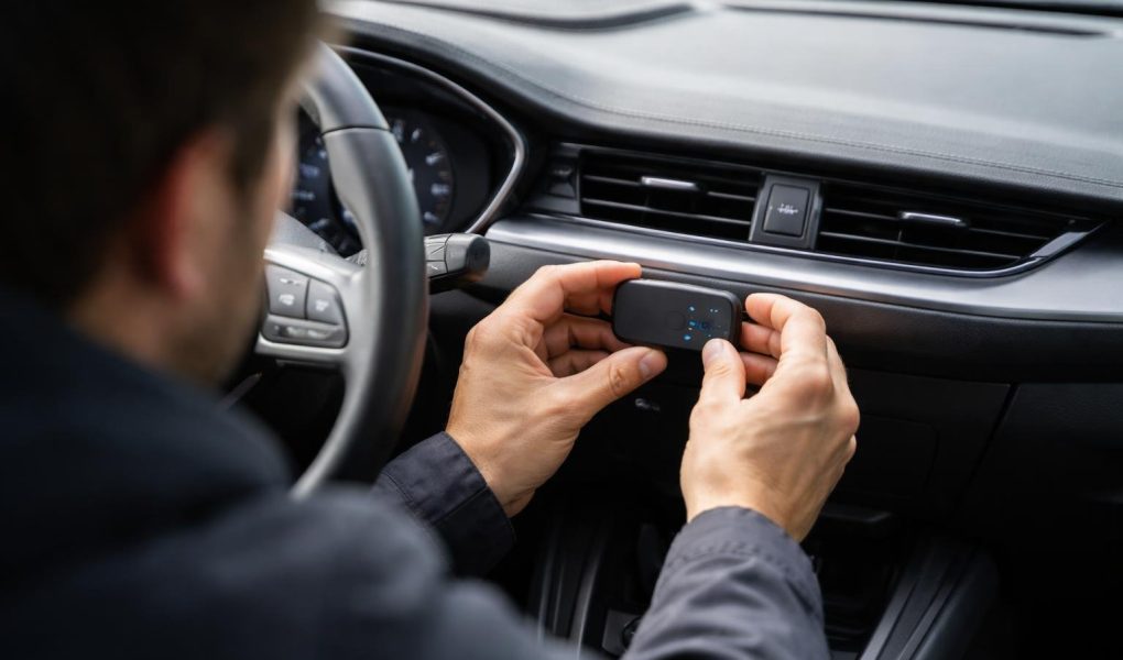 personne-installant-balise-gps-voiture
