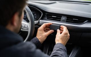 personne-installant-balise-gps-voiture
