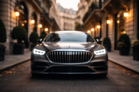 voiture-luxe-calandre-rue-urbaine