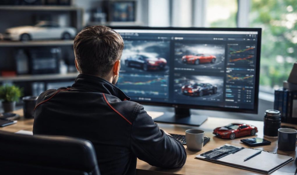 passionne-automobile-ecran-images-bureau