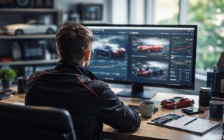 passionne-automobile-ecran-images-bureau